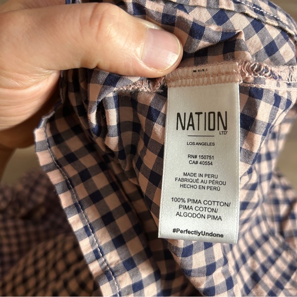 Nation LTD Gingham Embry Dress - Picture 5 of 8